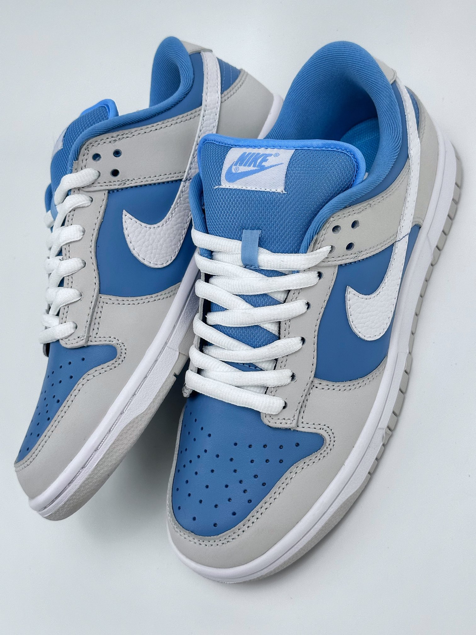 Nike SB Dunk Low Retro Reverse White Gray Blue 308269-107