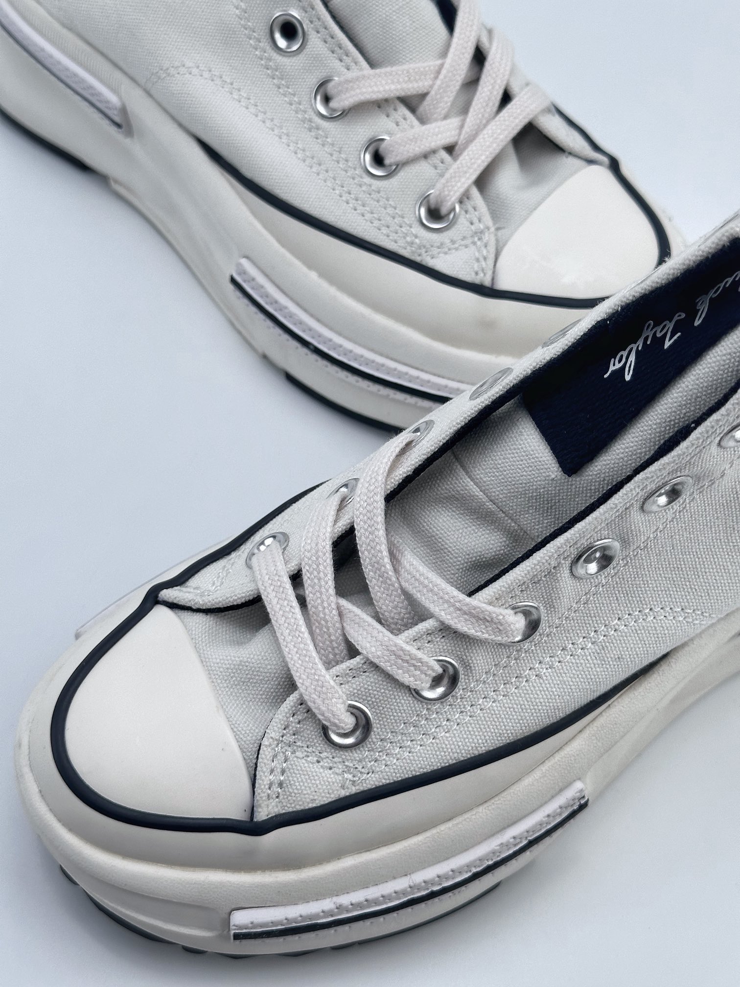 Converse Run Star Legacy stitching thick-soled sandwich panda color heightening canvas shoes