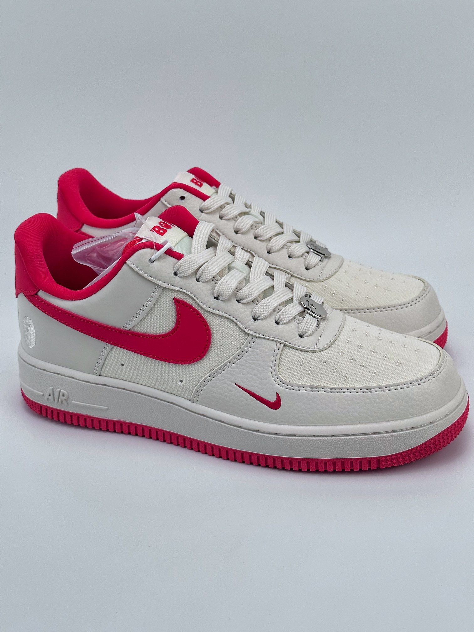 Nike Air Force 1 Low 07 BAPE拼接白红 BS9055-749