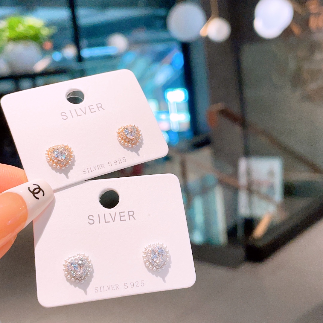 Massivsilber Ohrringe Hochwertig Hauseinweihung Gold