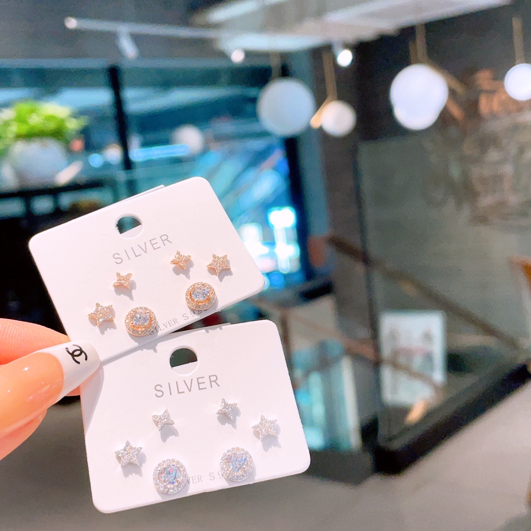 Feinsilber Ohrringe Niedlich Abschluss Silber