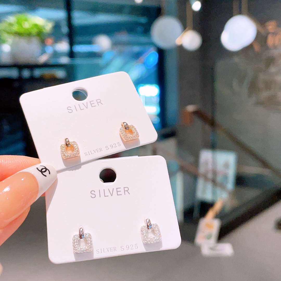 Hypoallergenes Silber Ohrringe Intellektuell Valentinstag Silber