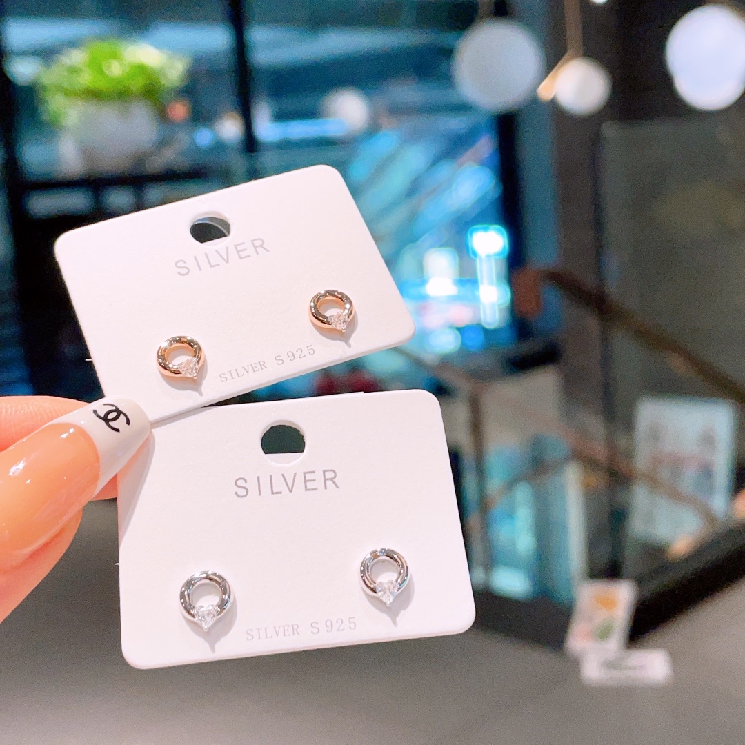 Hypoallergenes Silber Ohrringe Niedlich Lehrertag Silber