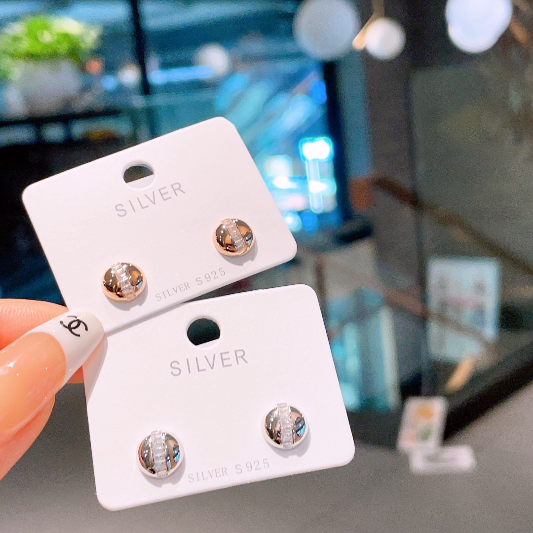 Allergiearmes Silber Ohrringe Zart Verabredung Silber