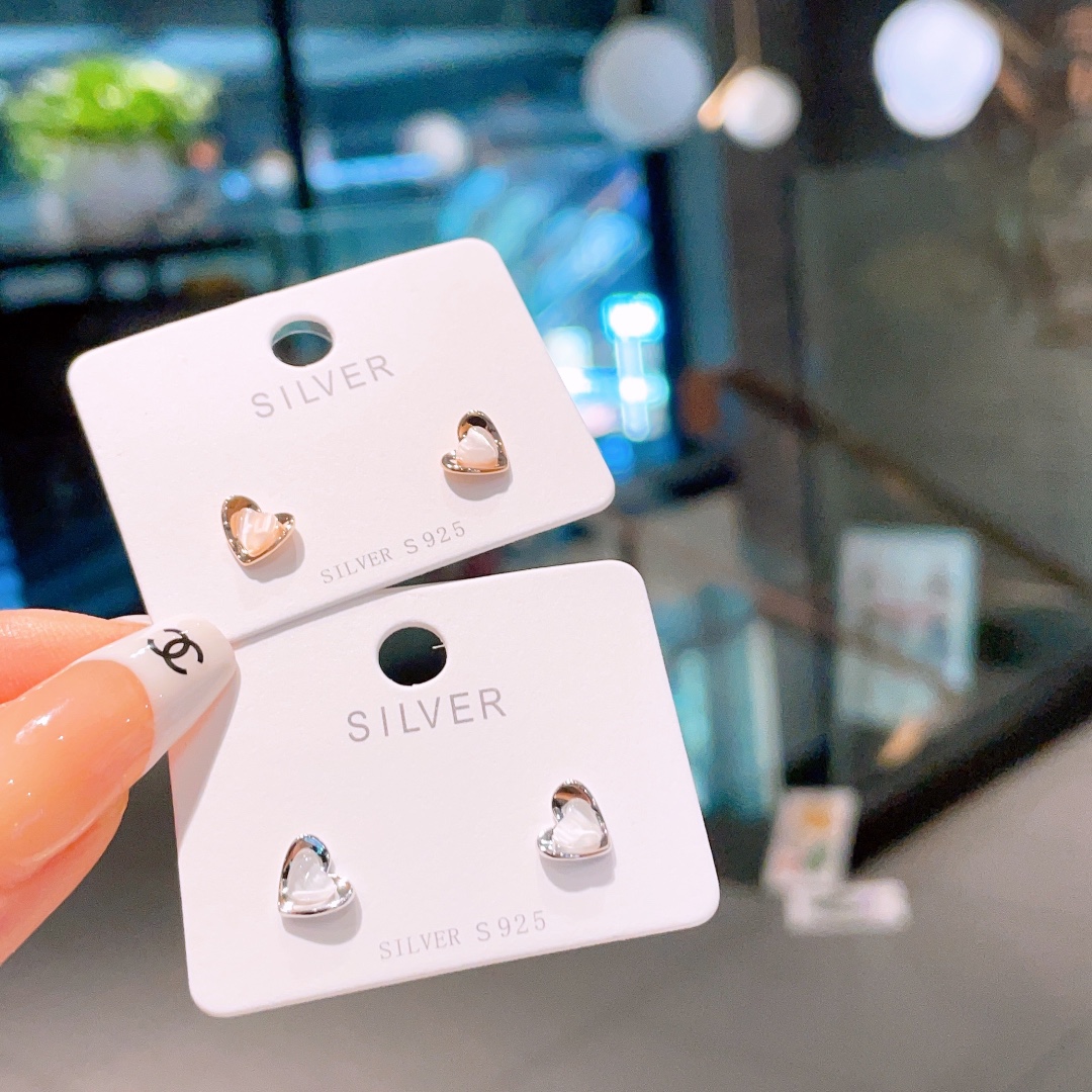 S925 Sterlingsilber Ohrringe Niedlich Vatertag Gold