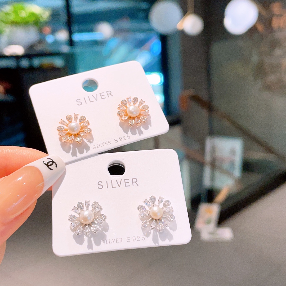 Hypoallergenes Silber Ohrringe Hochwertig Reise Gold