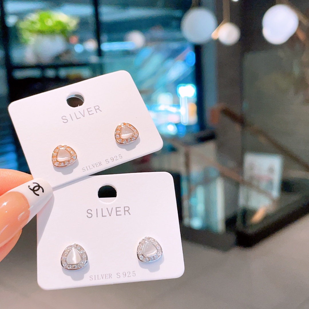 Feinsilber Ohrringe Präzision Muttertag Gold