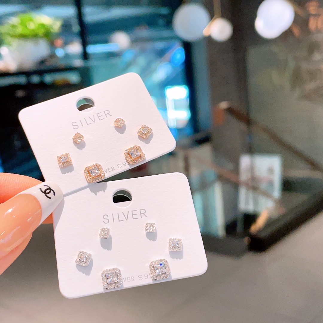 Allergiearmes Silber Ohrringe Sanft Valentinstag Silber