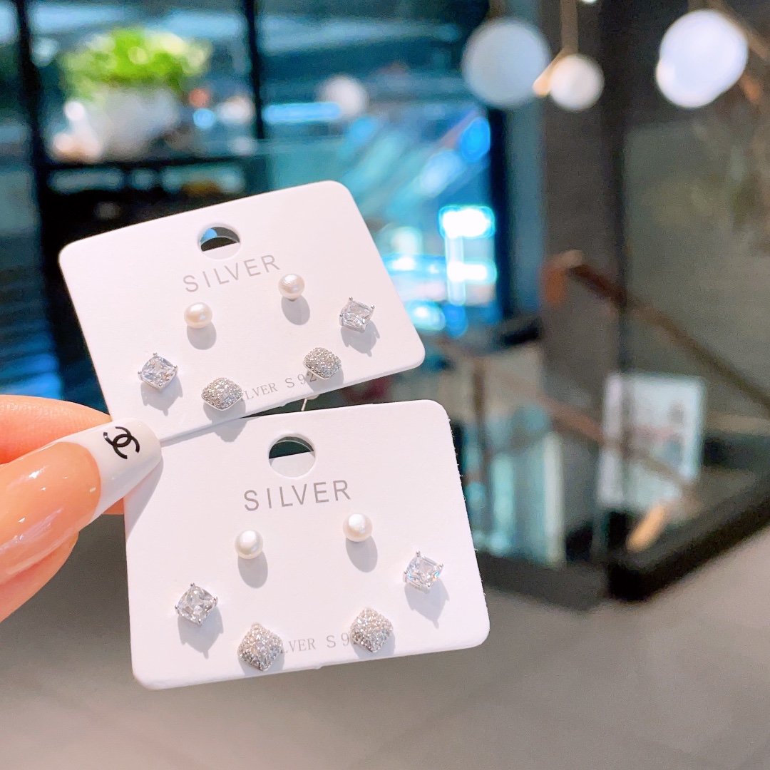 Hypoallergenes Silber Ohrringe Süß & cool Hochzeitsgeschenk Gold