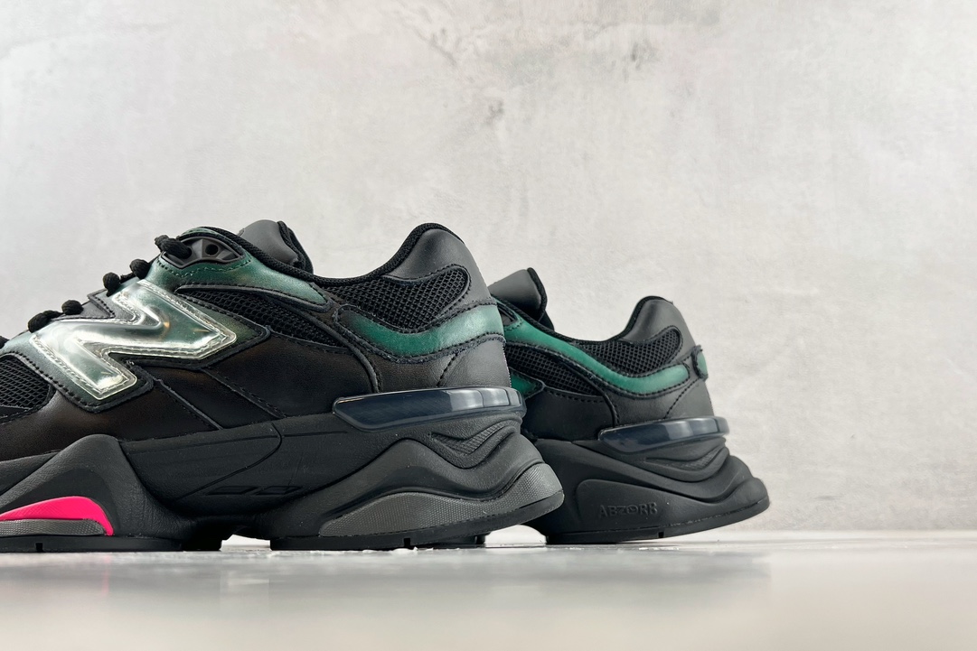 Mowalola × New Balance NB 9060”Burglarwear” black green U9060ML