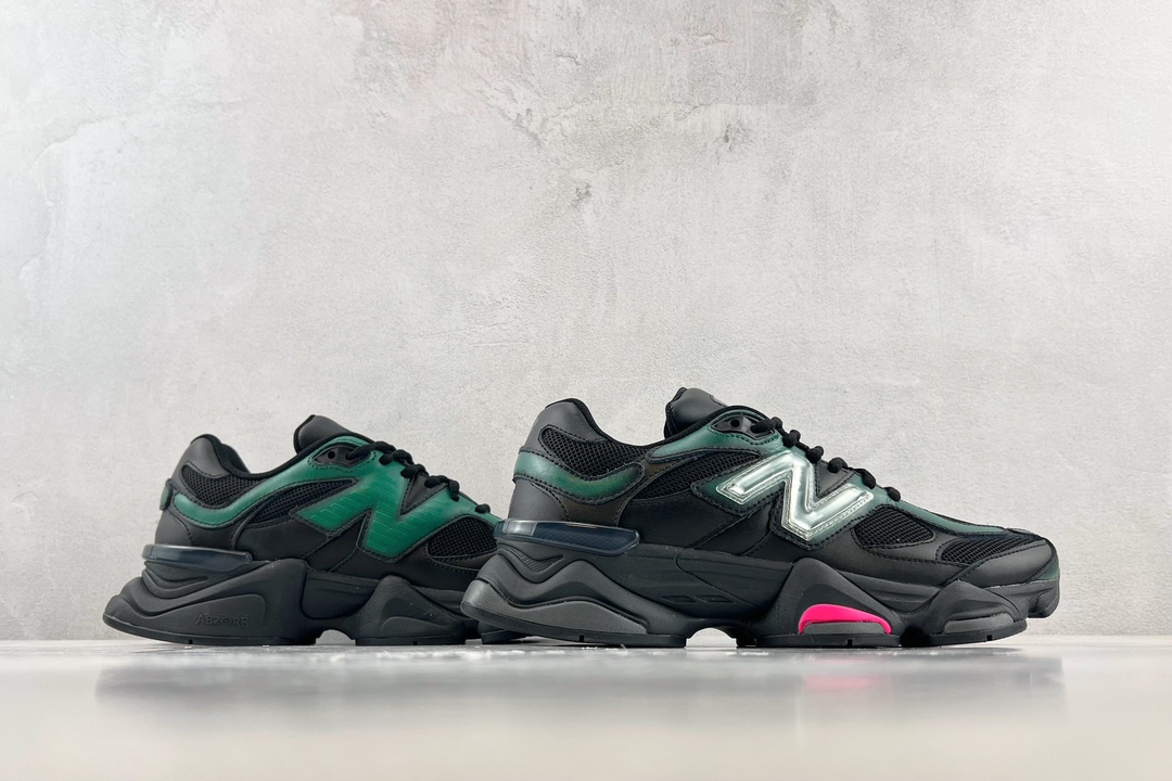 Mowalola × New Balance NB 9060”Burglarwear” black green U9060ML