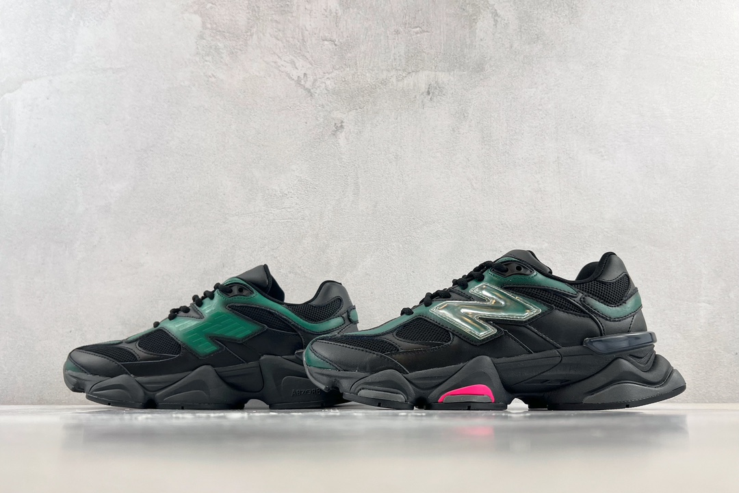 Mowalola × New Balance NB 9060”Burglarwear” black green U9060ML