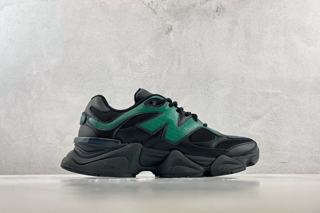 Mowalola × New Balance NB 9060”Burglarwear” black green U9060ML