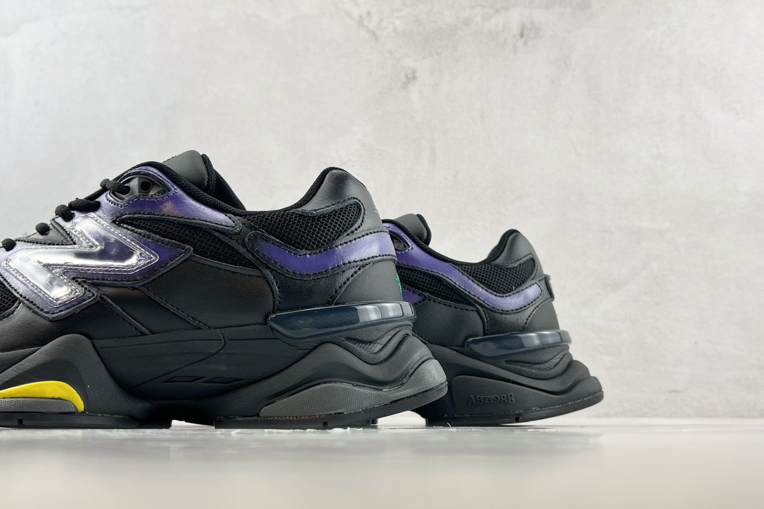 Mowalola × New Balance NB 9060 ”Burglarwear” Black Purple U9060MW