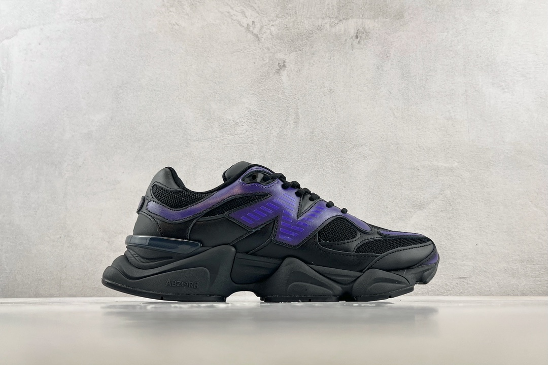 Mowalola × New Balance NB 9060 ”Burglarwear” Black Purple U9060MW