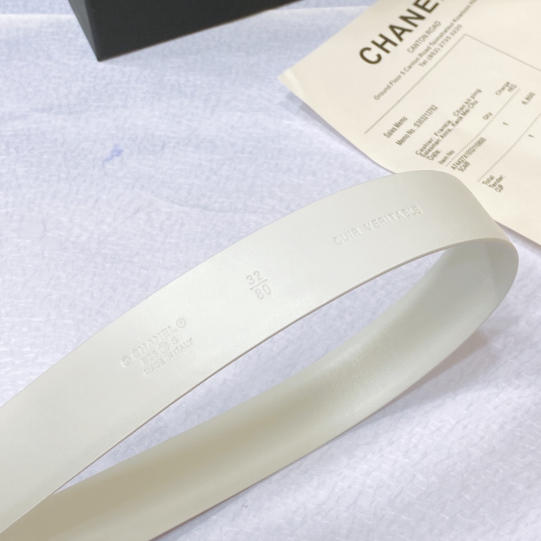 chanel23pCC水钻金与银进口胎牛皮腰带3.0cm精品精致典雅