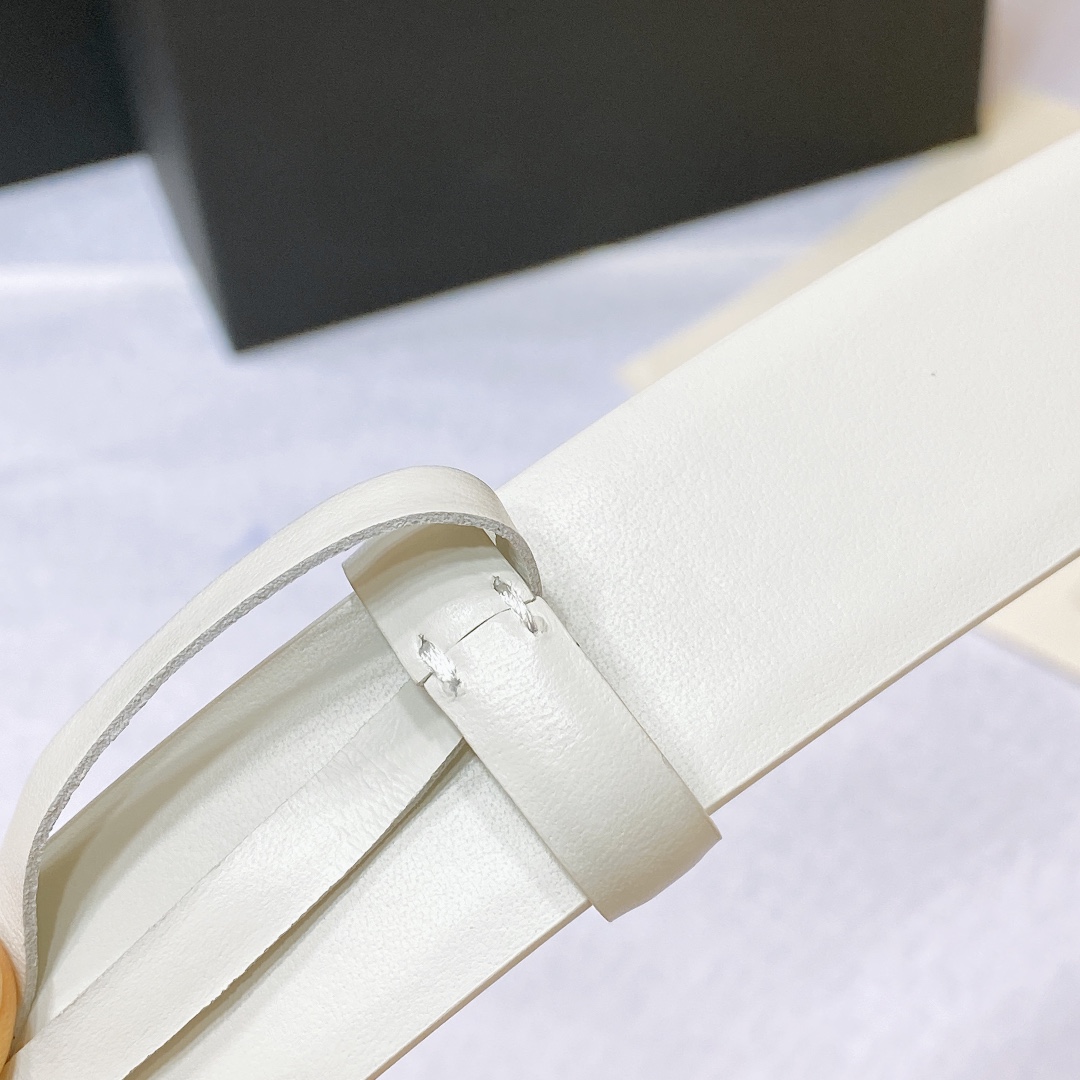 chanel23pCC水钻金与银进口胎牛皮腰带3.0cm精品精致典雅