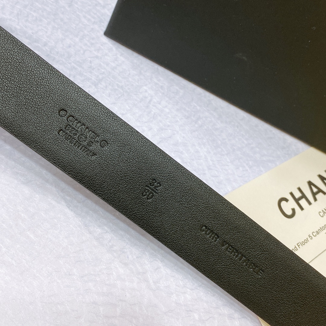 chanel23pCC水钻金与银进口胎牛皮腰带3.0cm精品精致典雅