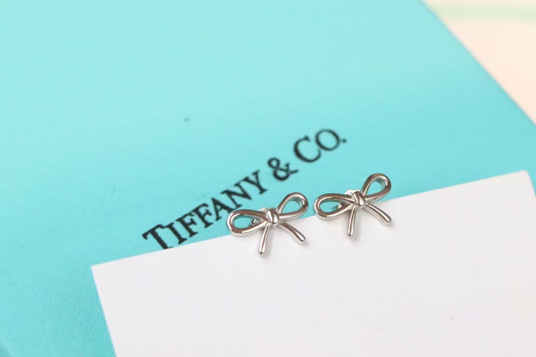 Tiffany & Co. Tiffany&Co. 蝴蝶结耳钉 925银
