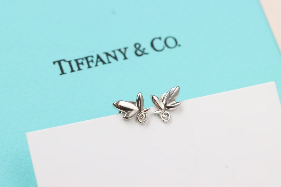 Tiffany & Co. Tiffany&Co. 迷你蝴蝶 耳钉 925银