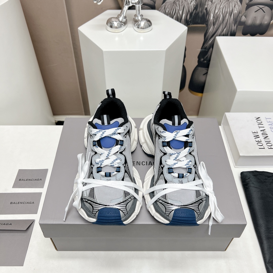 Balenciaga Zapatos Zapatillas deportivas Universal para hombres y mujeres Caucho Colección primavera Track Casual