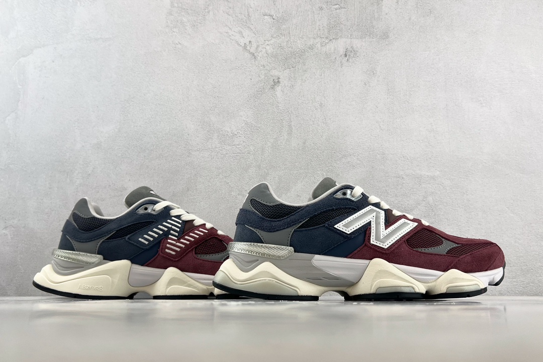 New Balance NB 9060 Red Gray Blue U9060GBN