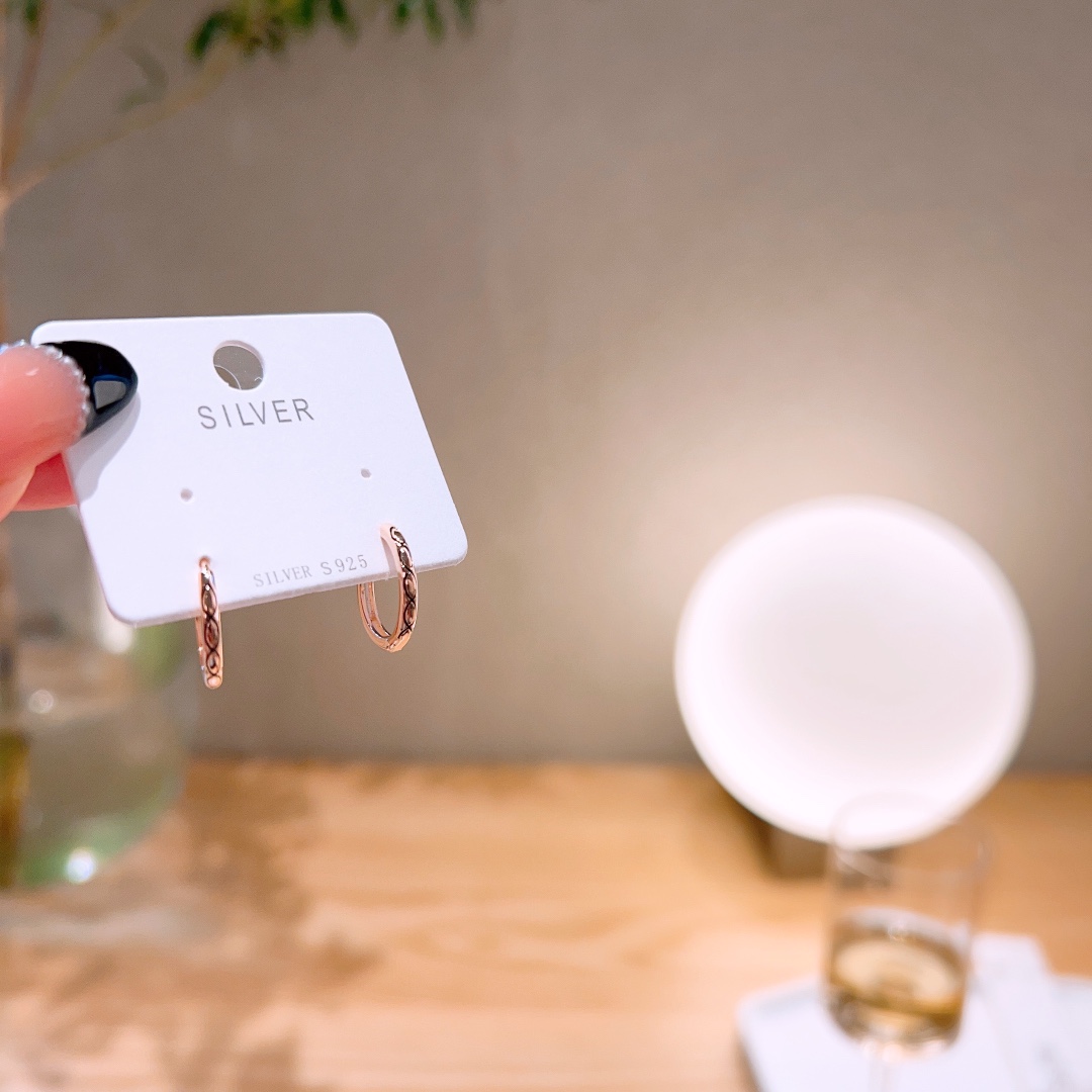 Massivsilber Ohrcuffs Lebendig Büro Silber