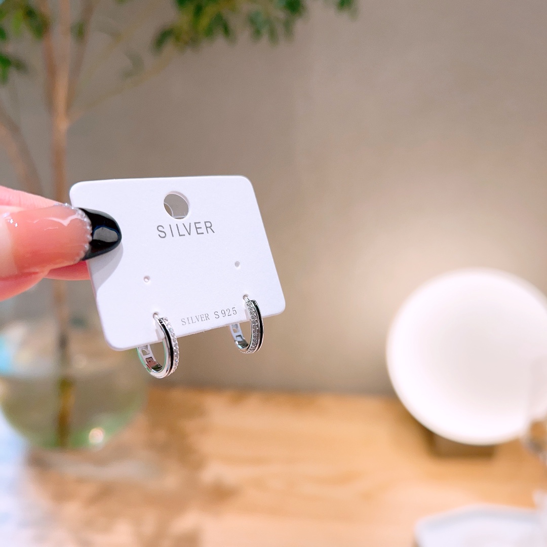 Allergiearmes Silber Ohrcuffs Künstlerisch Für mich selbst Silber