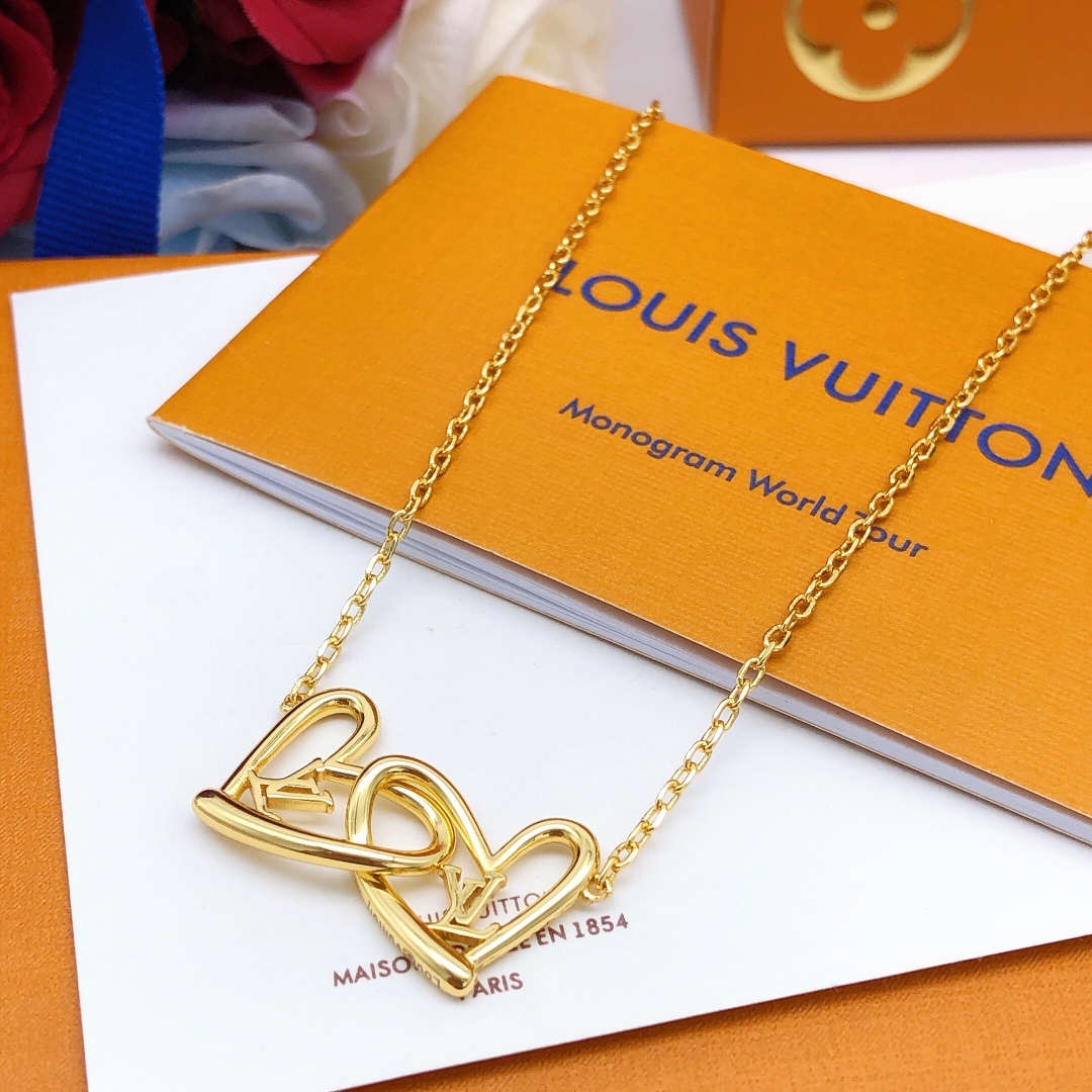 Louis Vuitton Jewelry Necklaces & Pendants Yellow Brass