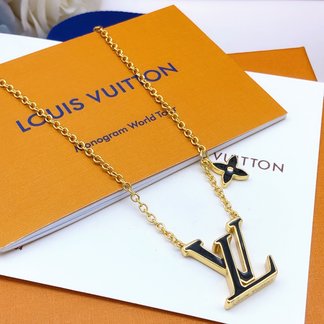 Is it illegal to buy Louis Vuitton Jewelry Necklaces & Pendants Black Yellow Brass