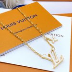 Louis Vuitton Jewelry Necklaces & Pendants White Yellow Brass