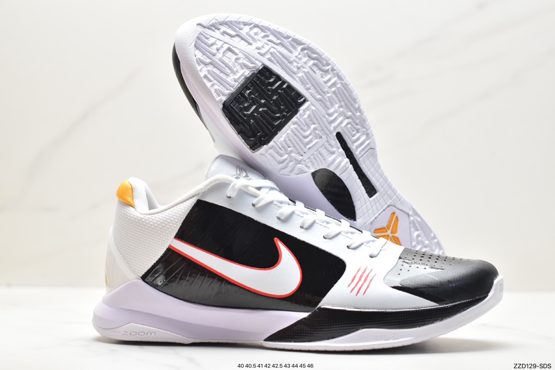 Nk Zoom Kobe 5 Protro ”5 Rings” Kobe 5 new color-five-crown low-top sports basketball shoes CD4991-101