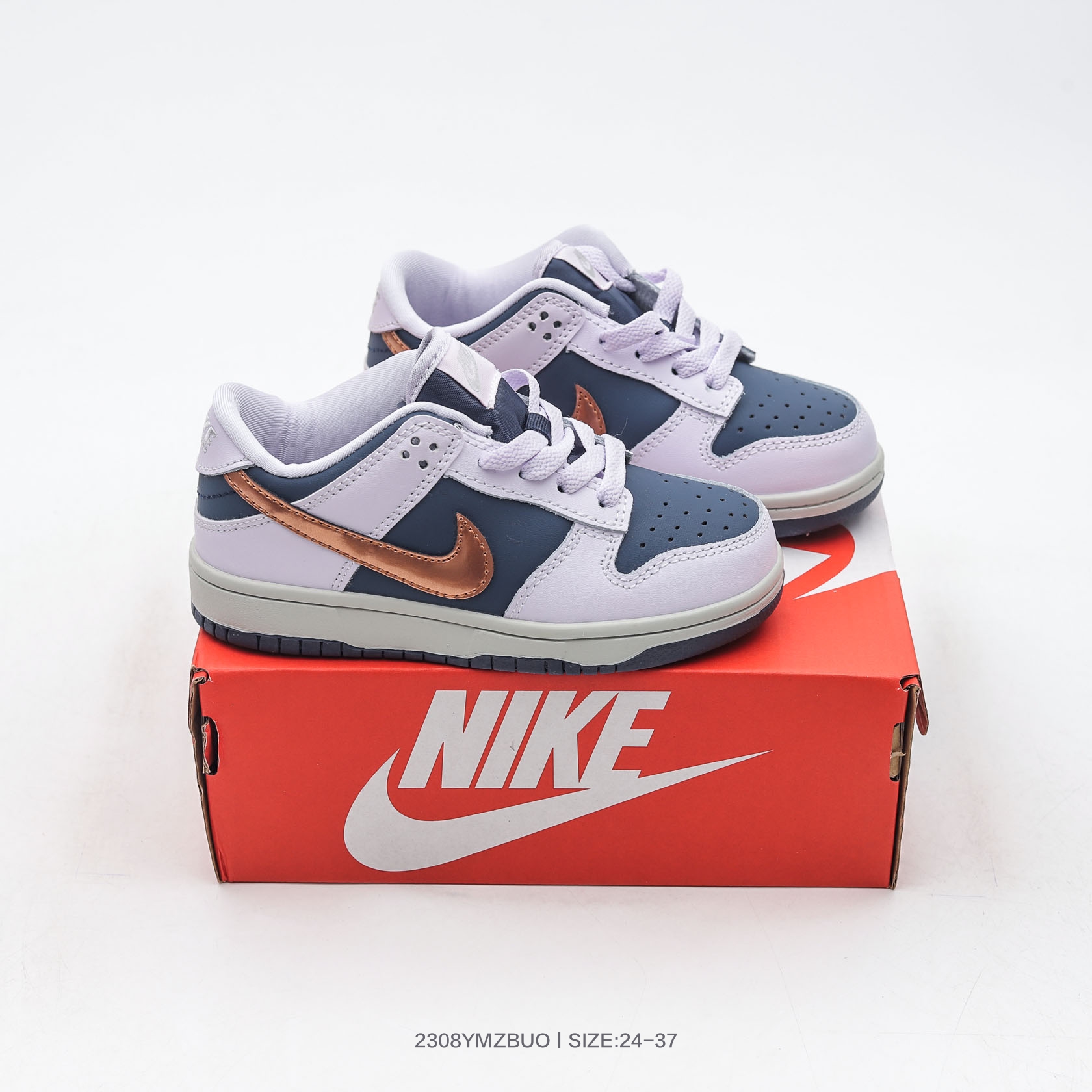 图片[2]-集🈴 耐克 Nike SB Dunk Low SB童鞋复古低帮休闲运动滑板板鞋 货号；CU1727 196 尺码：24 25 26 27 28 29 30 31 32 33 34 35 36 37-选品中心