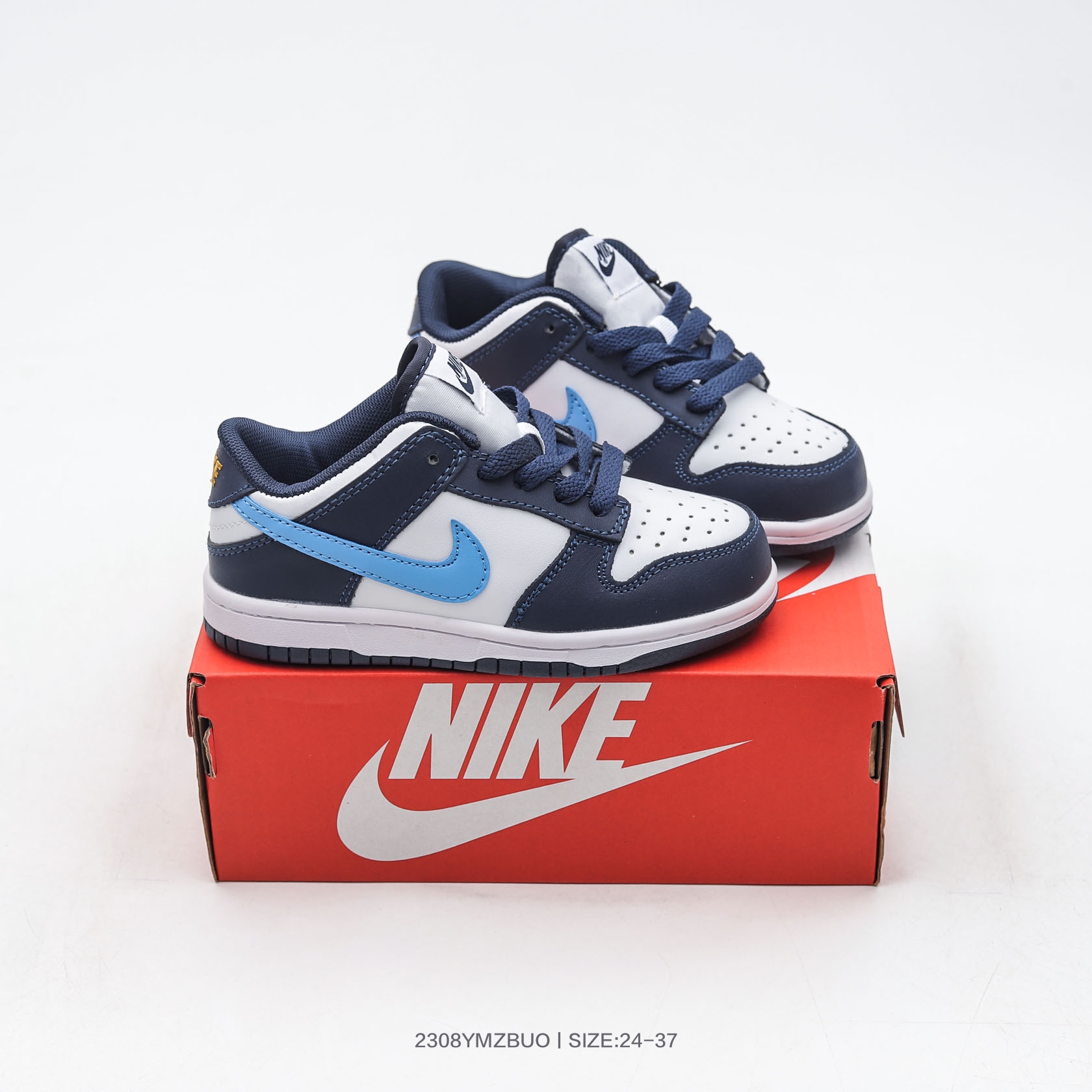 集🈴 耐克 Nike SB Dunk Low SB童鞋复古低帮休闲运动滑板板鞋 货号;CU1727 196 尺码:24 25 26 27 28 29 30 31 32 33 34 35 36 37-选品中心