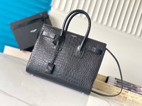 Yves Saint Laurent YSL Sac De Jour Crossbody & Shoulder Bags Customize The Best Replica
 Black Silver Hardware Fashion