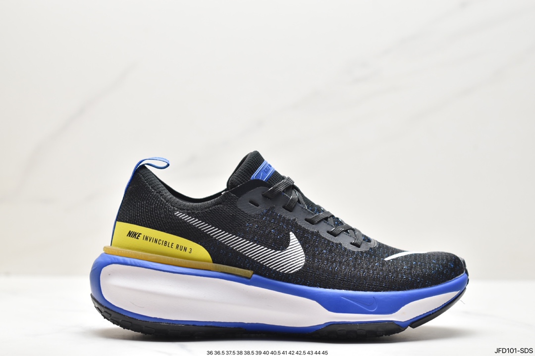 170 耐克NIKE ZOOMX INVINCIBLE RUN FK3 短跑马拉松系带系列轻量休闲运动慢跑鞋 DR2615-003