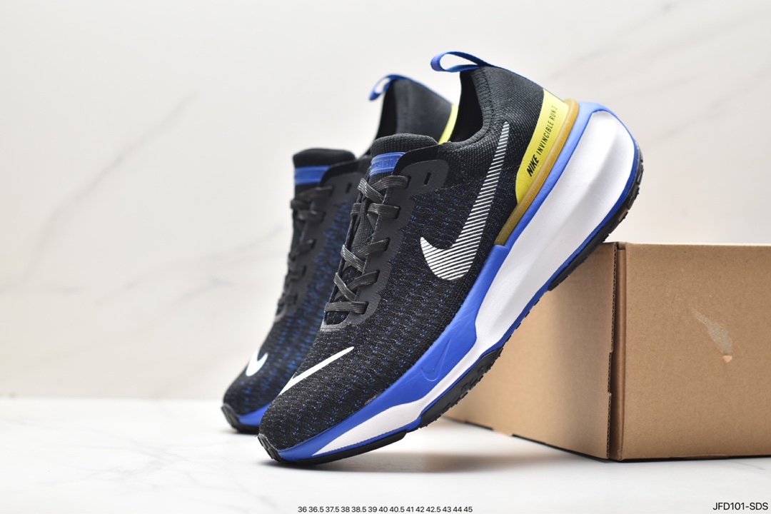 170 耐克NIKE ZOOMX INVINCIBLE RUN FK3 短跑马拉松系带系列轻量休闲运动慢跑鞋 DR2615-003