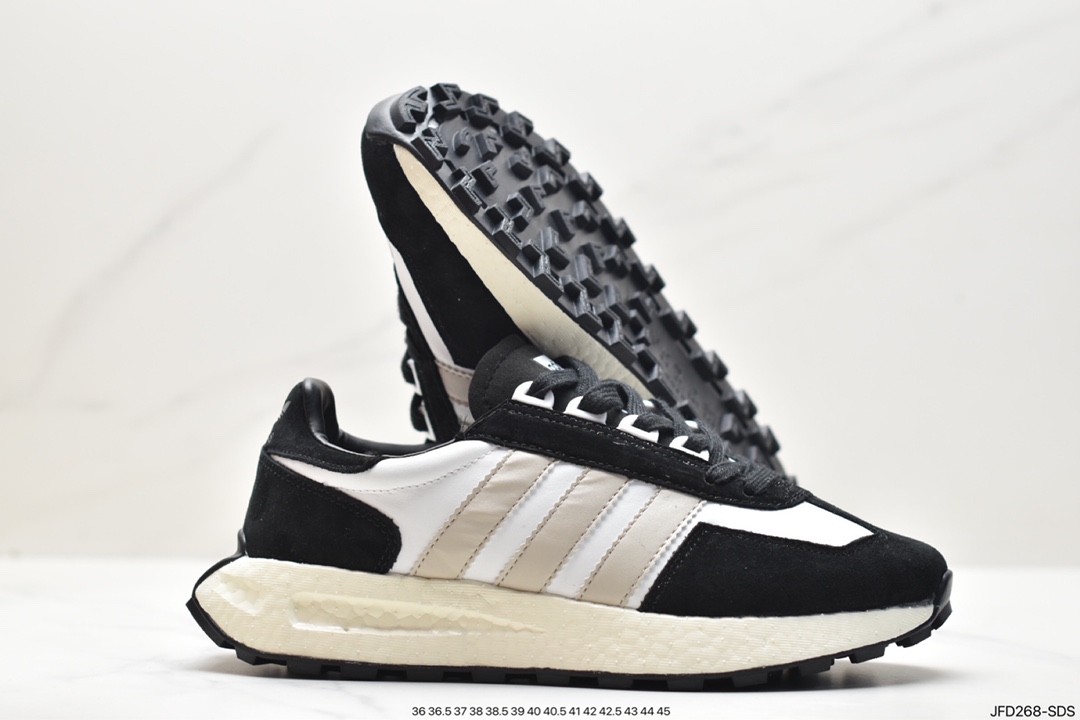 adidas Racing E5 Boost Prototype Speed ??Lightweight Retro Series All-match Breathable Sports Jogging Shoes IE1937