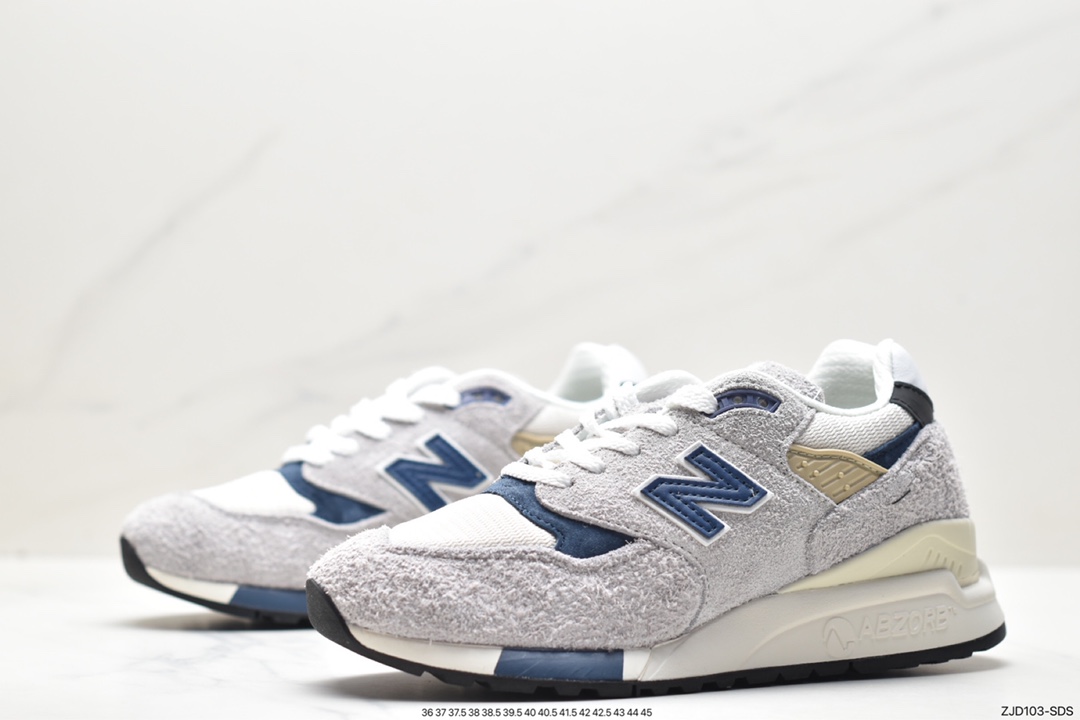 NB New Balance M998 Made in USA High-end American-made pedigree series classic retro casual sports jogging shoes U998TA