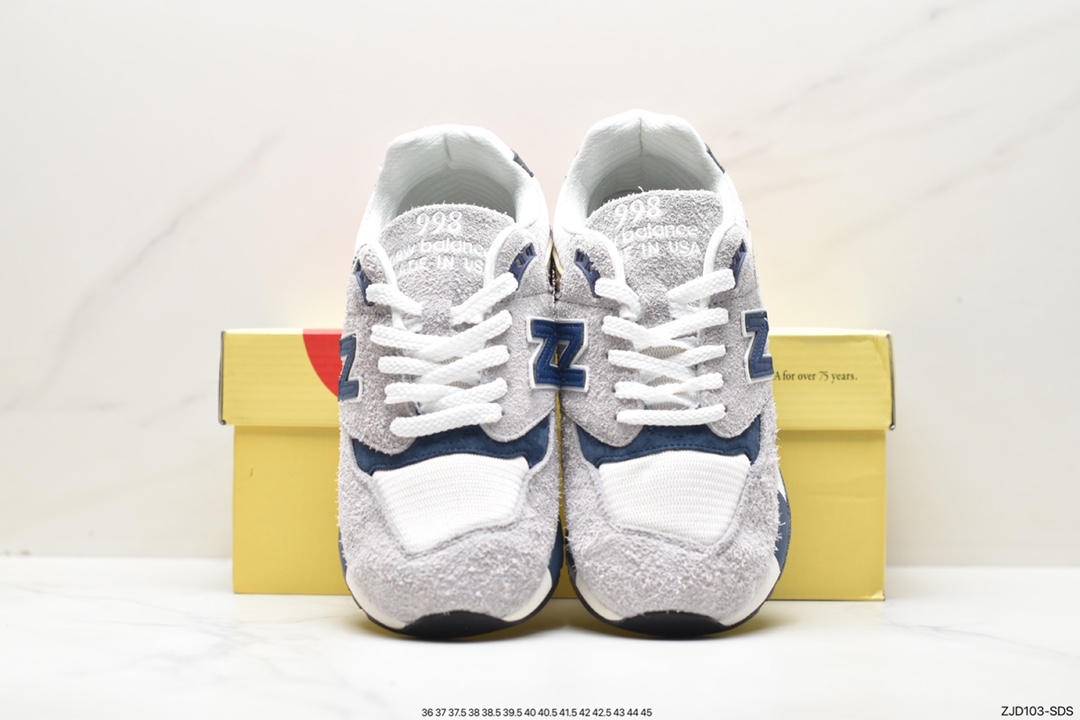 NB New Balance M998 Made in USA High-end American-made pedigree series classic retro casual sports jogging shoes U998TA