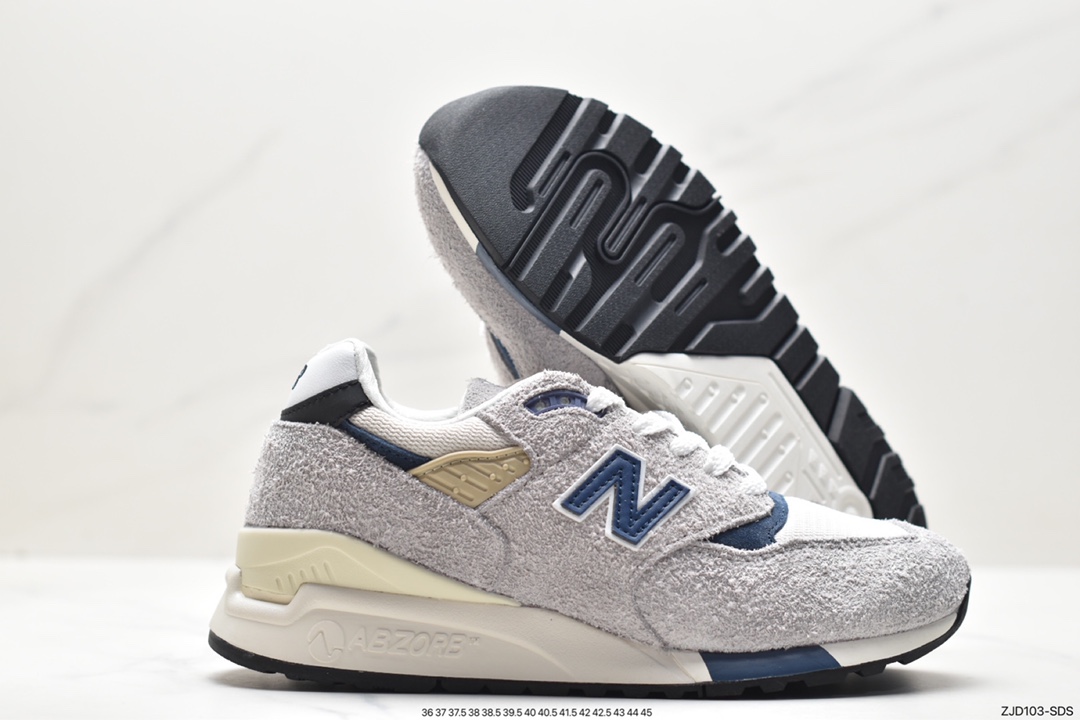 NB New Balance M998 Made in USA High-end American-made pedigree series classic retro casual sports jogging shoes U998TA