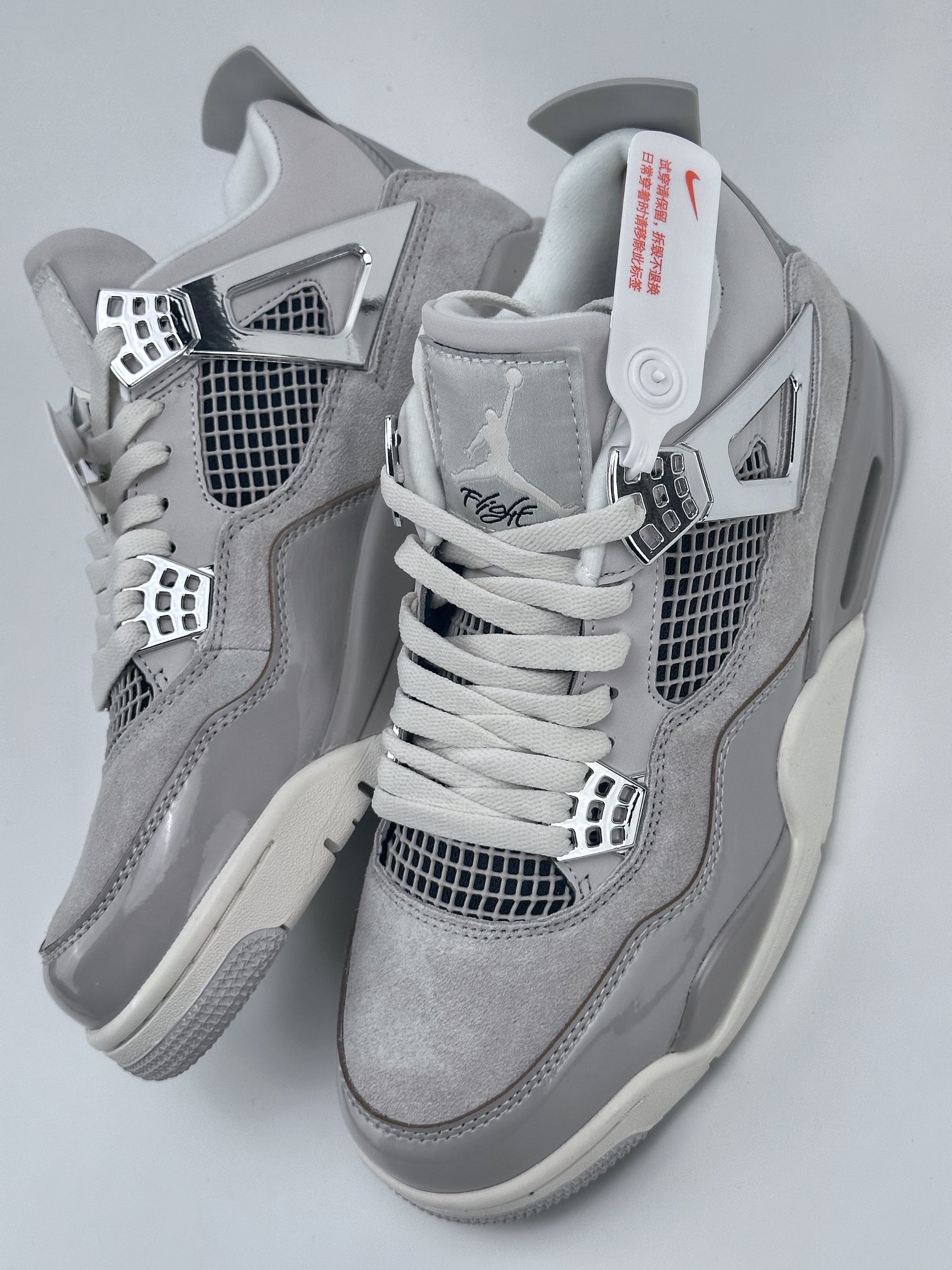 Air Jordan 4 Retro ”Lihgt lron Ore” Suede Gray AQ9129-001