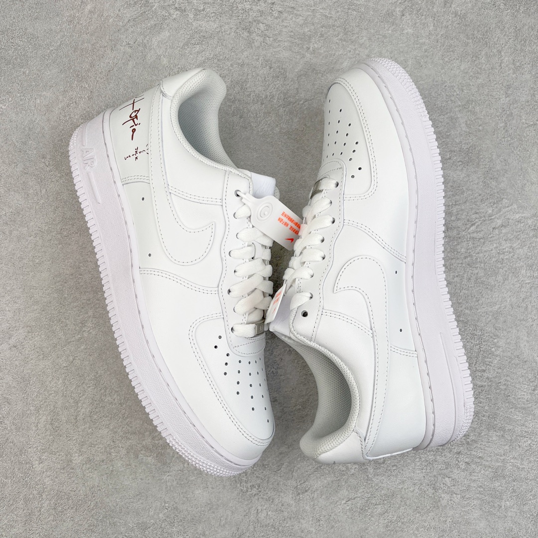 图片[3]-零售💰240 ＃G版纯原 Travis Scott x NK Air Force 1 Low Utopia TS联名空军一号纯白低帮经典板鞋 Travis Scott 的 Utopia 专辑终于发布了 为了纪念这一时刻 这位休斯顿说唱歌手设计了限量版的NK Air Force 1 Low 这款特殊的 Utopia Air Force 1 Low 拥有简洁的全白色设计 采用皮革结构 鞋头穿孔、网状鞋舌和内衬 值得注意的是 鞋跟处展示了激光蚀刻的\”Cactus Jack\” 和\”Utopia\”标志 为鞋子增添了独特的细节 简单来说 鞋子上没有任何其他明显的特殊标志 SIZE：36 36.5 37.5 38 38.5 39 40 40.5 41 42 42.5 43 44 44.5 45 46 47.5 编码：by2936040-运动鞋