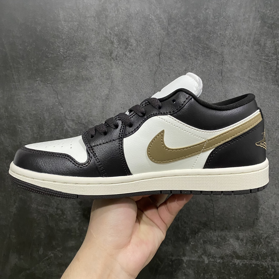 DT version Nike Air Jordan 1 Low AJ1 low-top white and brown DC0774-200