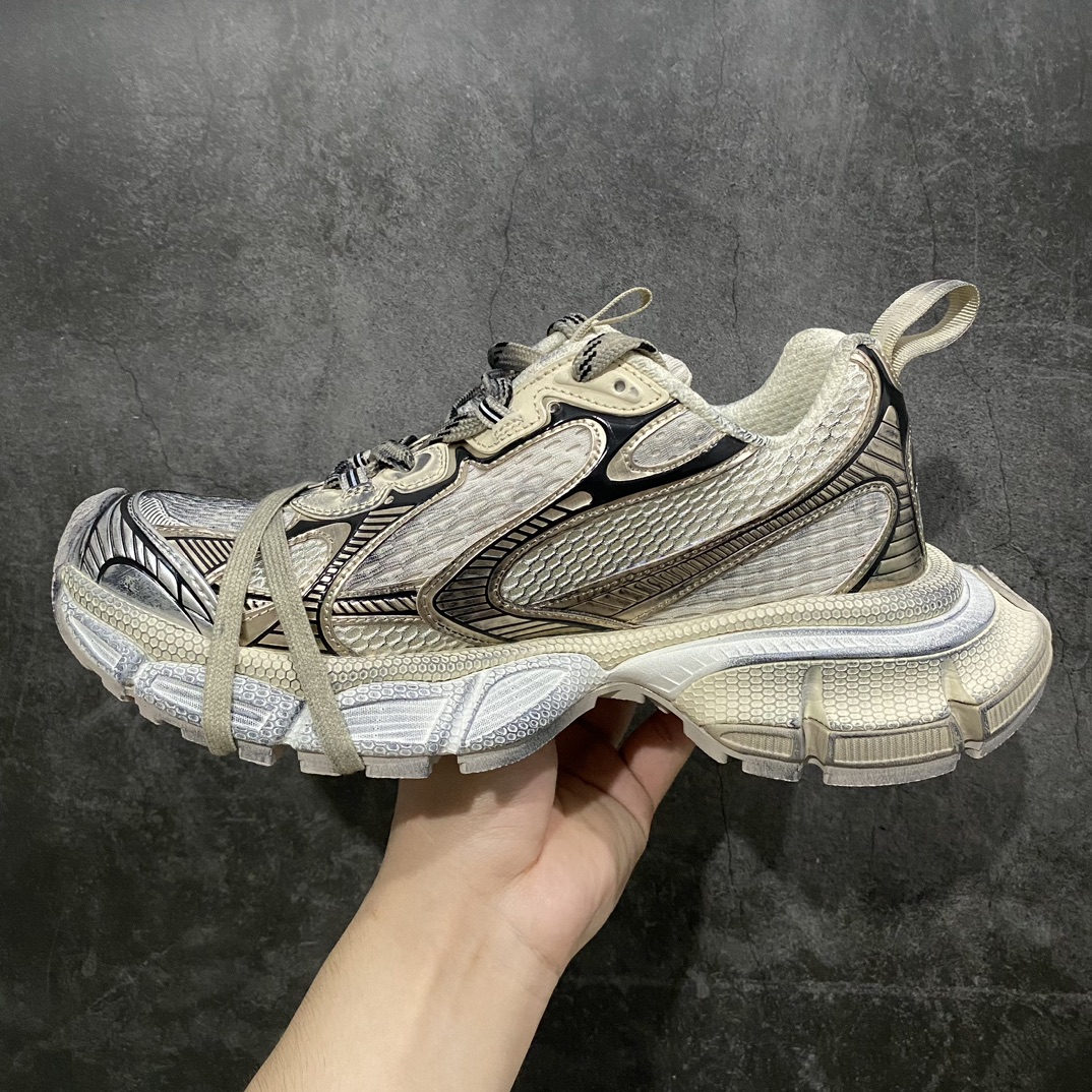 VG version of Balenciaga 3XL 10th generation old dad shoes champagne gold