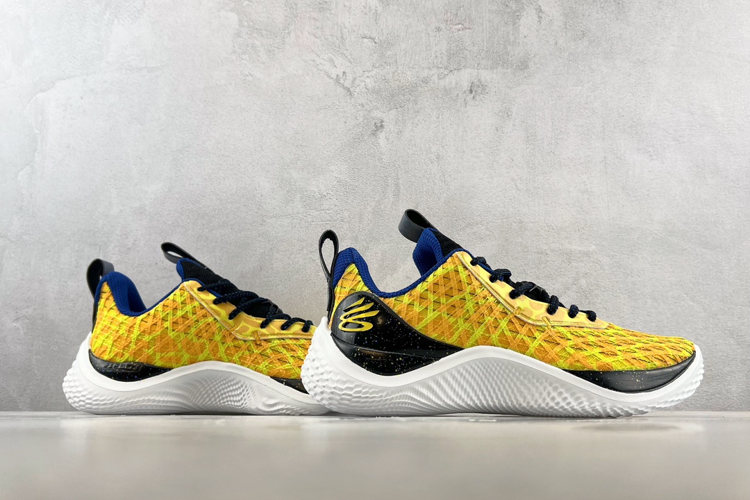 Under Armour CURRY 10 Yellow Black White 3026272-700