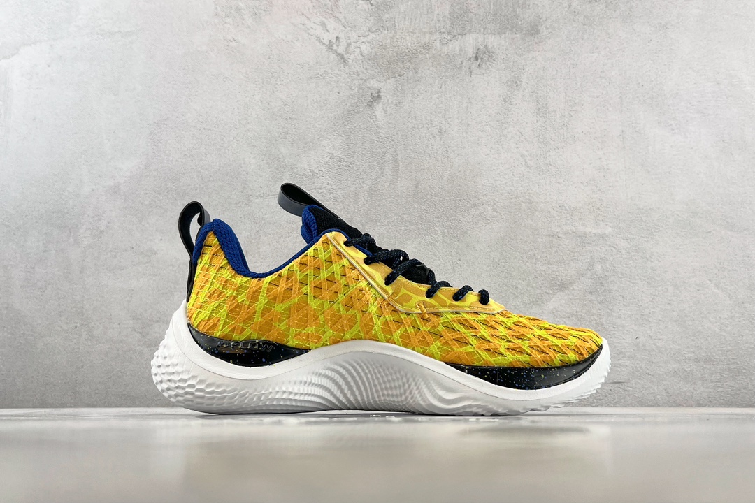 Under Armour CURRY 10 Yellow Black White 3026272-700