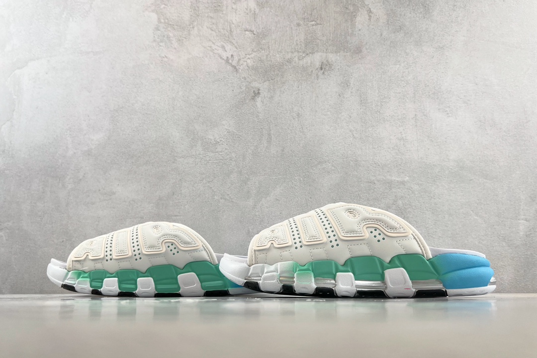 Nike Air More Uptempo Slide 白绿 FN3437-161