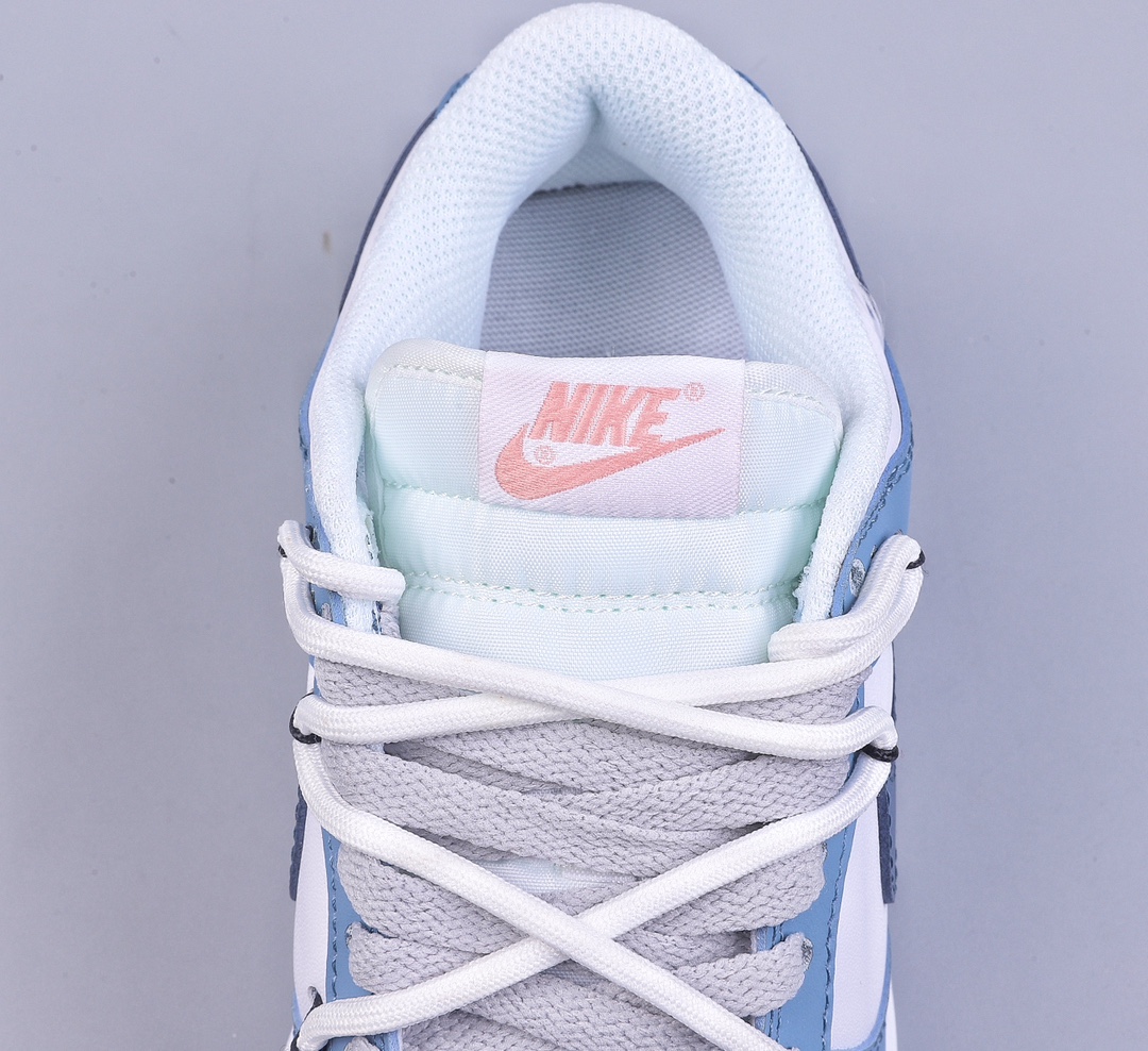 Nike SB Dunk Low ”White Teal Green” Dunk series low-top casual sports skateboard shoes ”leather gray blue white rope” FD9911-101