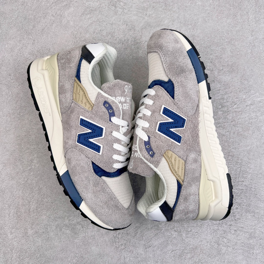 图片[3]-＃K版纯原 New Balance M998 Made in USA NB新百伦高端美产血统系列经典复古休闲运动慢跑鞋 NB998 诞生于 1993 年，作为第一双使用 ABZORB 缓冲材料的鞋款，一经发售就受到大量消费者的热烈追捧，如今已经成为了历久不衰的经典代表鞋款之一。原楦原数据开发版型 以优质面料制成鞋面结构。鞋面采用经典网眼布材质，辅以绒面革覆盖，带来更加清爽舒适的穿着体验。鞋舌上标记的 \\\”998\\\” 字样增强鞋款辨识度的同时，为鞋款注入更多动人细节。鞋款采用 ABZORB 缓冲材料的中底，通过缓冲和压缩阻力相结合来吸收冲击，稳定性高，不易打滑，助你畅享舒适有型的运动体验。采用猪巴革组合网织鞋面材质 后跟嵌入TPU装饰条稳固 升级原装5层独立私模 尺码：36 36.5 37 38 39.5 40 40.5 41.5 42 42.5 43 44 44.5 45-选品中心